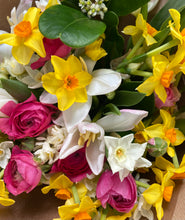 Load image into Gallery viewer, ‘Epitome of Spring’                          Luxury Box of Blooms filled with British grown flowers
