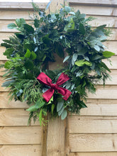 Load image into Gallery viewer, Extra Large Compostable Natural Wreath with Bow