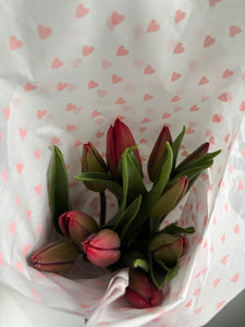 *Collection Only* Valentines Tulip ‘Strong Love’ wrapped bunch
