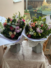 Load image into Gallery viewer, ‘Epitome of Spring’                          Luxury Box of Blooms filled with British grown flowers
